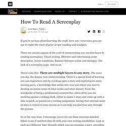 How To Read A Screenplay - Go Into The Story