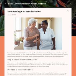 How Reading Can Benefit Seniors
