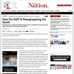 How the GOP Is Resegregating the South
