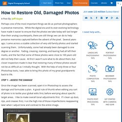 How to Restore Old, Damaged Photos
