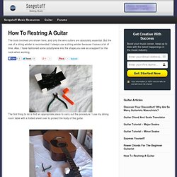 Guitar Articles: How To Restring A Guitar