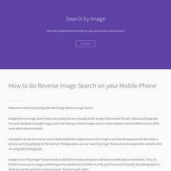 How to Reverse Image Search on your Phone