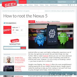 How to root the Nexus 5