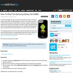 How To Root The Samsung Galaxy Gio S5660