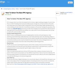 How To Select The Best PPC Agency