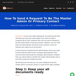 How to Send A Request To Be The Master Admin