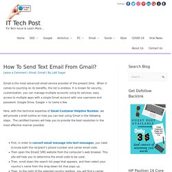 How To Send Text Email From Gmail? - Email