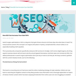 How SEO Can Increase Your Sale 150%