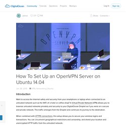 How To Set Up an OpenVPN Server on Ubuntu 14.04