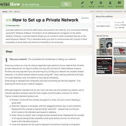 How to Set up a Private Network: 9 Steps