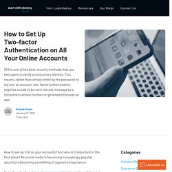 How to Set Up 2FA on All Your Online Accounts