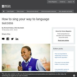 How to sing your way to language success