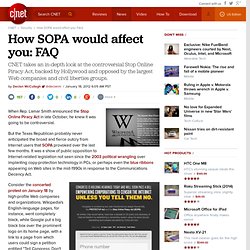 How SOPA would affect you: FAQ