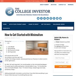 How to Get Started with Minimalism