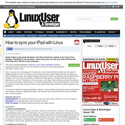 How to sync your iPad with Linux