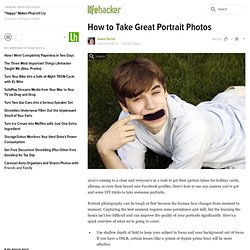 How to Take Great Portrait Photos