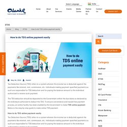 How to do TDS online payment easily