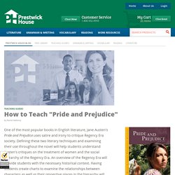 How to Teach "Pride and Prejudice"