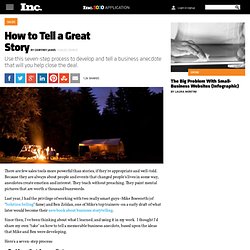 How to Tell a Great Story