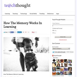 How The Memory Works In Learning
