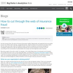 How to cut through the web of insurance fraud