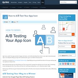 How to A/B Test Your App Icon