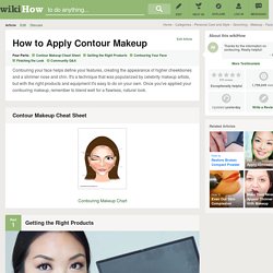 How to Apply Contour Makeup