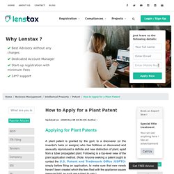 How to Apply for a Plant Patent