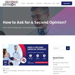 How to Ask for a Second Opinion? - Ask Second Opinion
