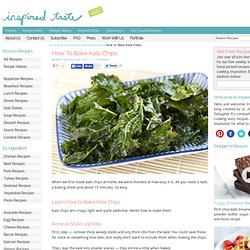 How to Bake Kale Chips – So Simple