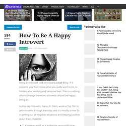 How To Be A Happy Introvert