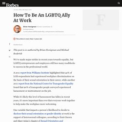 How To Be An LGBTQ Ally At Work