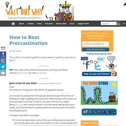 How to Beat Procrastination