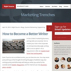 How to Become a Better Writer