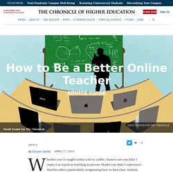 How to Be a Better Online Teacher