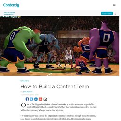 How to Build a Content Team