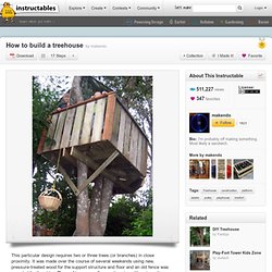 How to build a treehouse