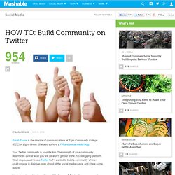 HOW TO: Build Community on Twitter