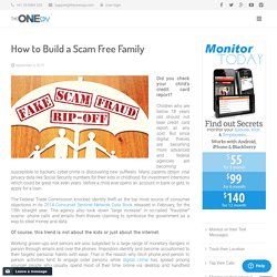 How to Build a Scam Free Family