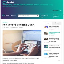 How to calculate Capital Gain?
