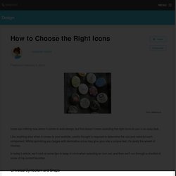 How to Choose the Right Icons