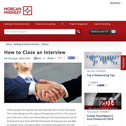 How to Close an Interview