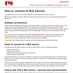 How to connect to BLE devices