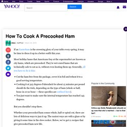 How To Cook A Precooked Ham