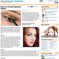 Eyeliner Techniques