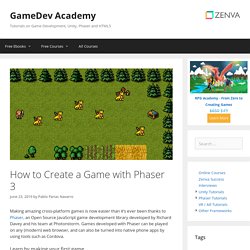 How to Create a Game with Phaser 3 – Zenva