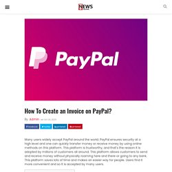 How To Create an Invoice on PayPal?