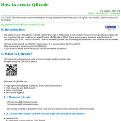 How to create QRcode