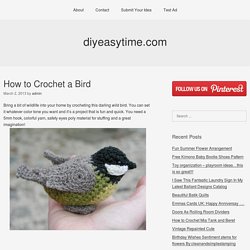 How to Crochet a Bird