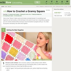 How to Crochet a Granny Square: 16 Steps